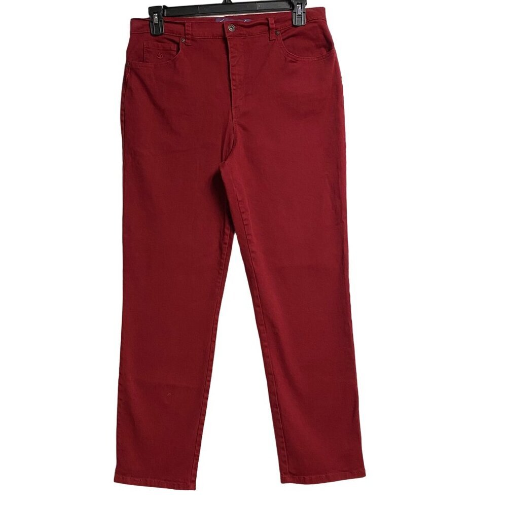 GLORIA VANDERBILT AMANDA CLASSIC‎ RISE TAPERED LEG JEANS SZ 14A